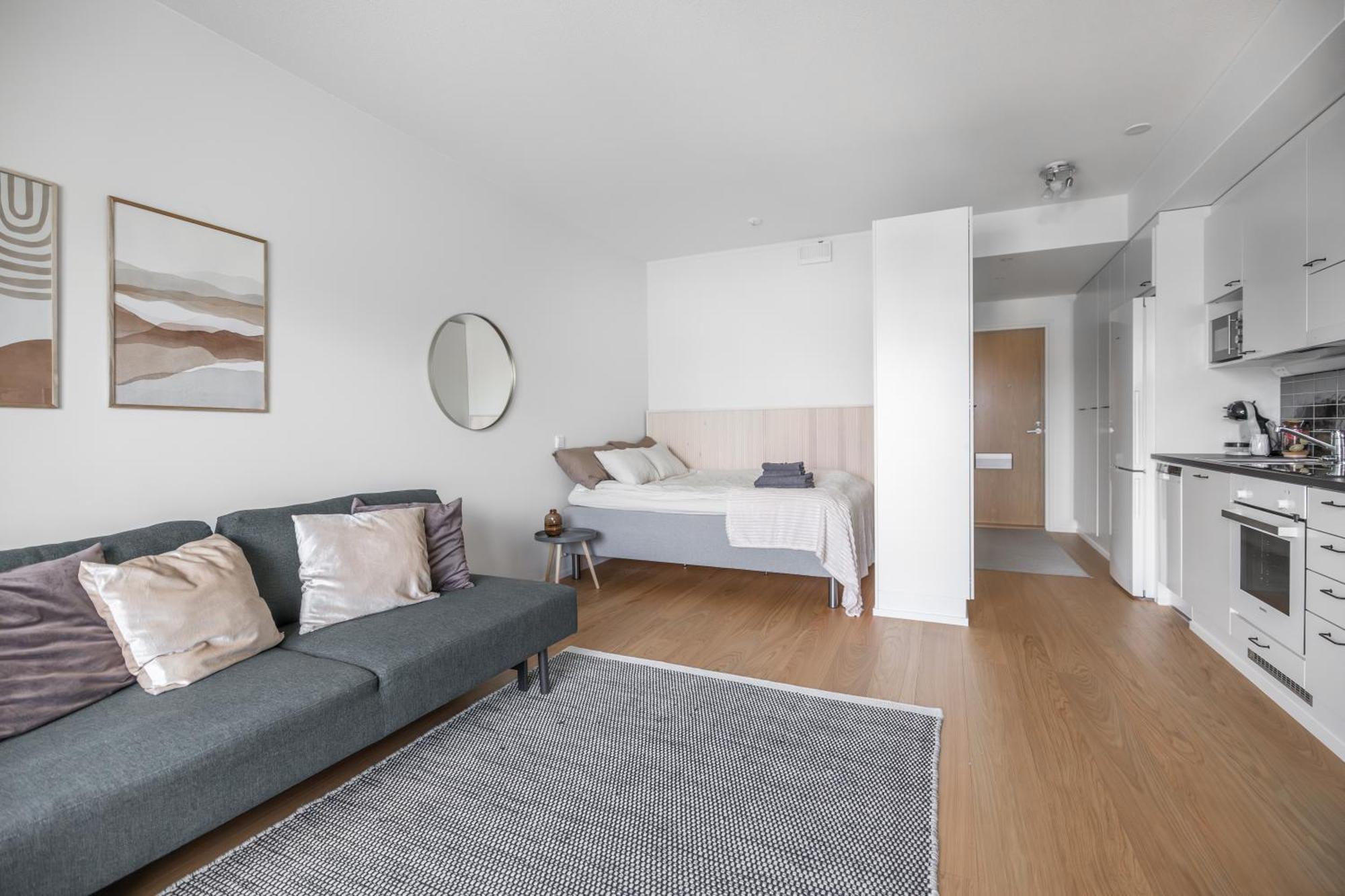 New, Modern Studio W/ Big Balcony Rovaniemi Zewnętrze zdjęcie